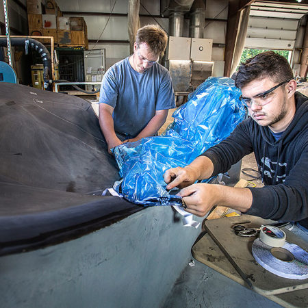 Carbon fiber tooling for Terrafugia