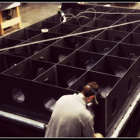 Carbon fiber backup structure
