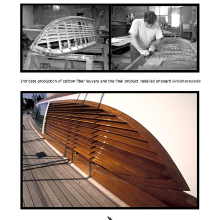Louvers for 155’ “Scheherazade”