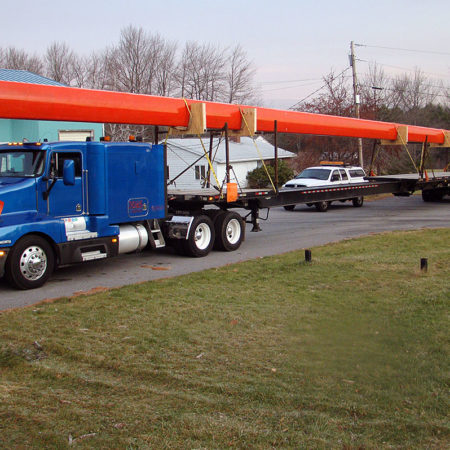 America’s Cup Mast Tooling, 154’ fiberglass tool