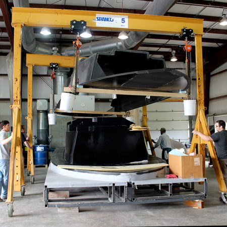 Shop Fabrication at Custom Composites